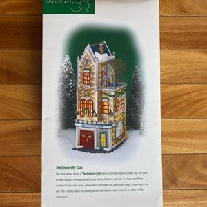 The University Club Dept. 56 Dickens Village